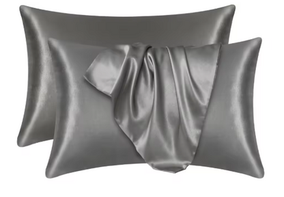 2pcs Satin Silk Pillowcase